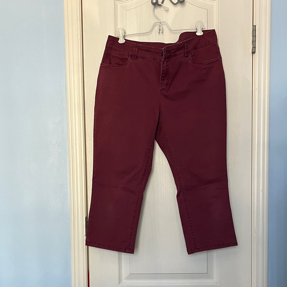 Liz Claiborne Maroon Trousers